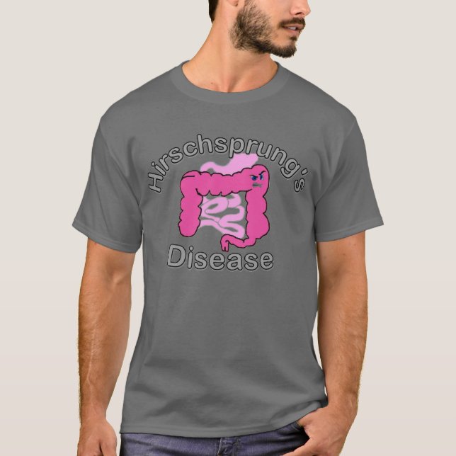Dark Hirschsprung's Disease Awareness shirt (Front)