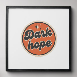 Dark Hope Peel And Stick Photo Tile