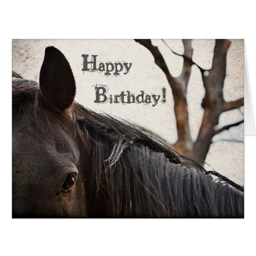 Dark Horse Happy Birthday Big Card