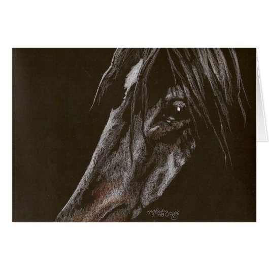 Dark Horse on Black Cards (Front Horizontal)