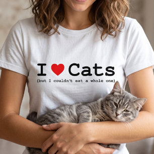 Dark Humor Feline Pet Owner Gag T-Shirt