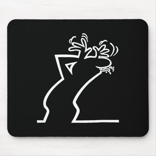 Dark Humor Sarcasm Funny Quote Witty Irony Office  Mouse Pad (Front)