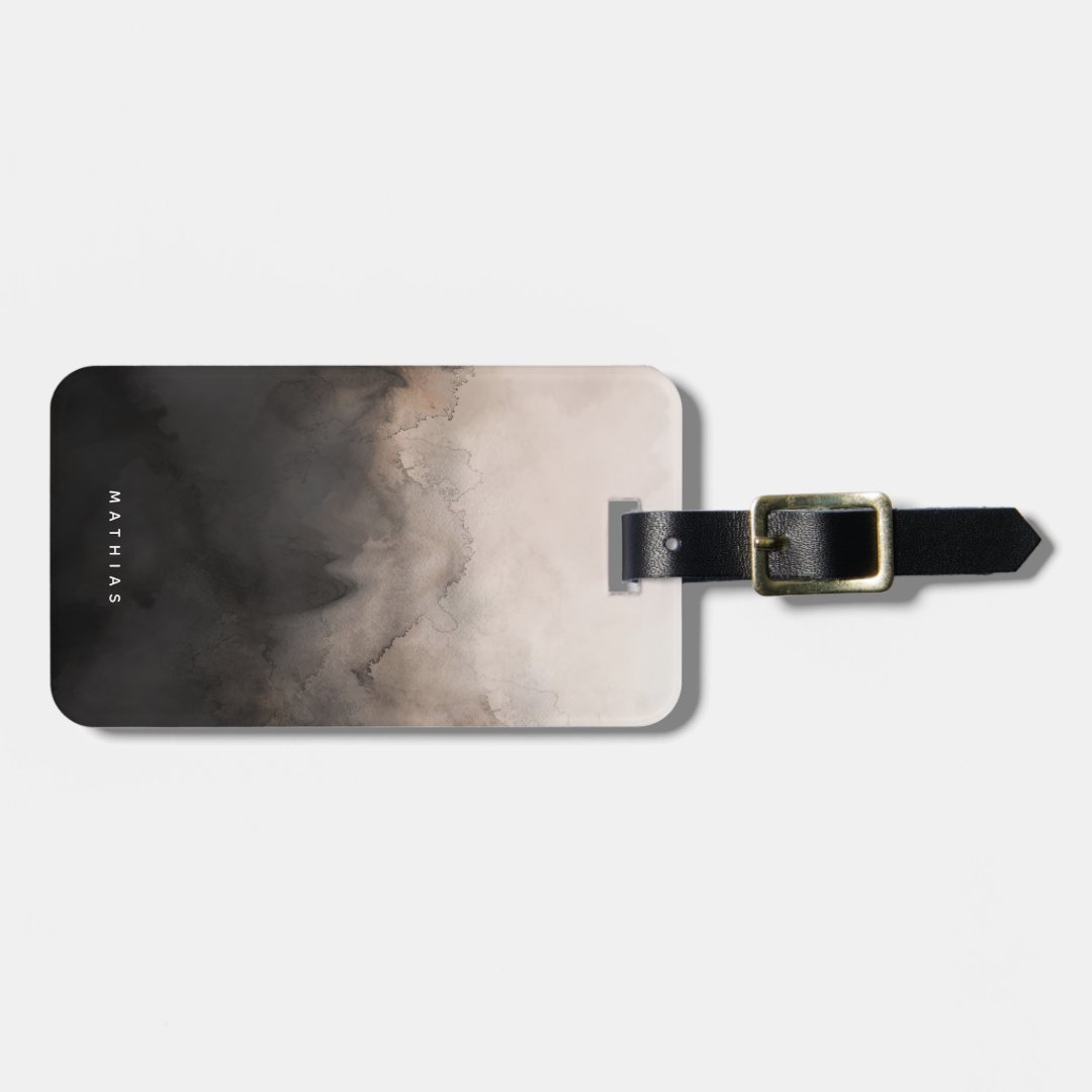 Dark Ink Luggage Tag Zazzle