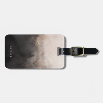 Dark Ink Luggage Tag by origamiprints at Zazzle