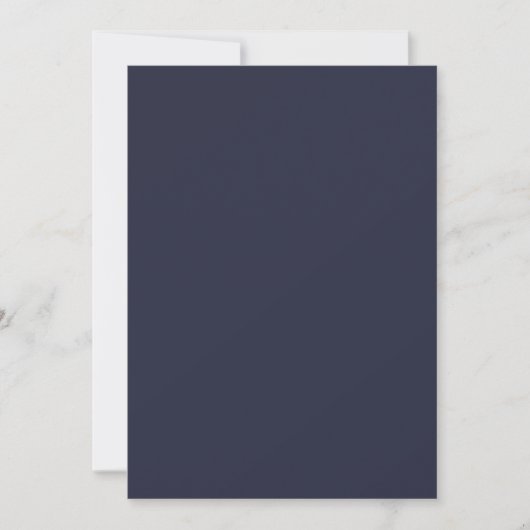 Dark Ink Navy Blue Solid Trend Color Background (Front)