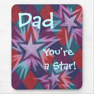 Dark Jester 'Dad You're a Star' mousepad