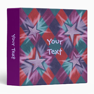 Dark Jester 'Your Text' purple binder