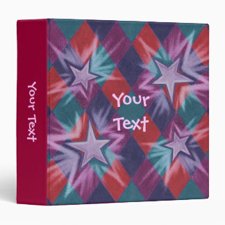 Dark Jester 'Your Text' red binder