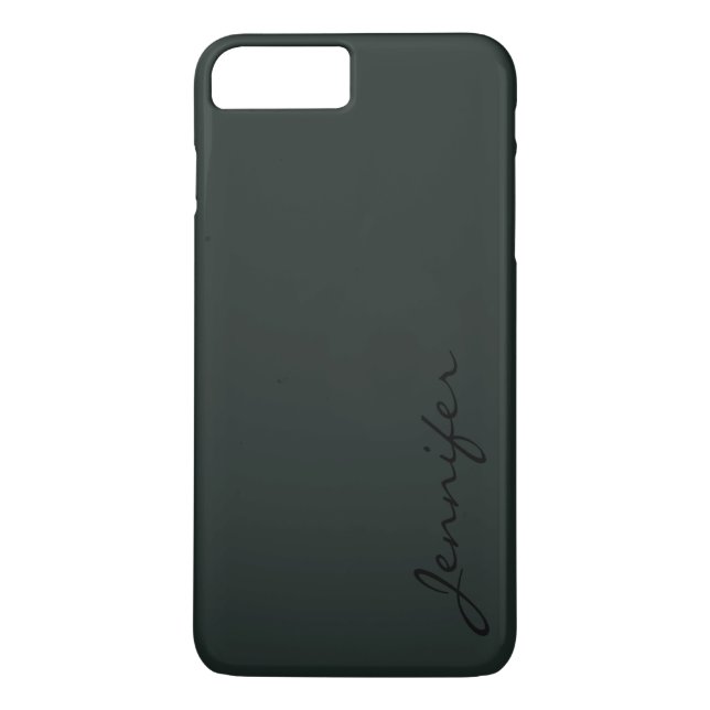 Dark jungle green color background Case-Mate iPhone case (Back)