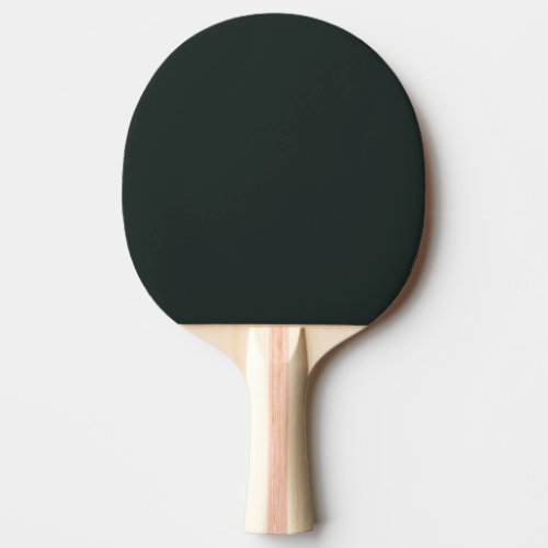 Dark Jungle Green Solid Color Ping Pong Paddle