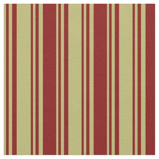 Dark Khaki and Maroon Pattern Fabric