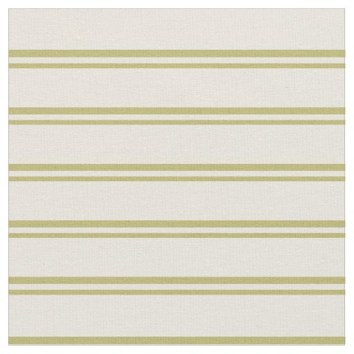 Dark Khaki & Beige Colored Stripes/Lines Pattern Fabric