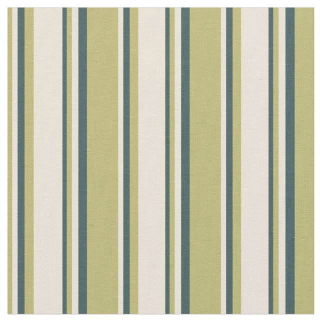 Dark Khaki, Bisque, and Dark Slate Gray Pattern Fabric (Close Up)