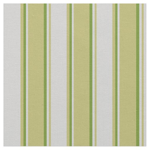 Dark Khaki, Light Grey & Green Lined Pattern Fabric