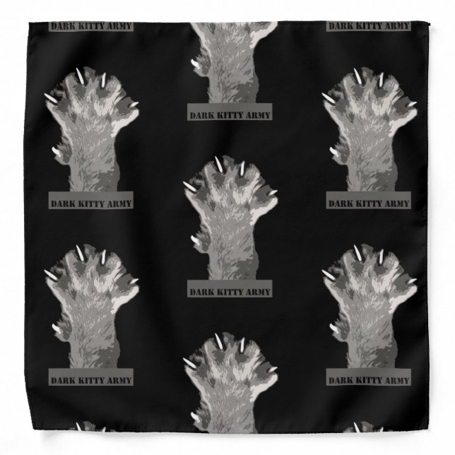 Dark Kitty Army Bandana (Front)