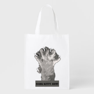 Dark Kitty Army Resuable Grocery Bag