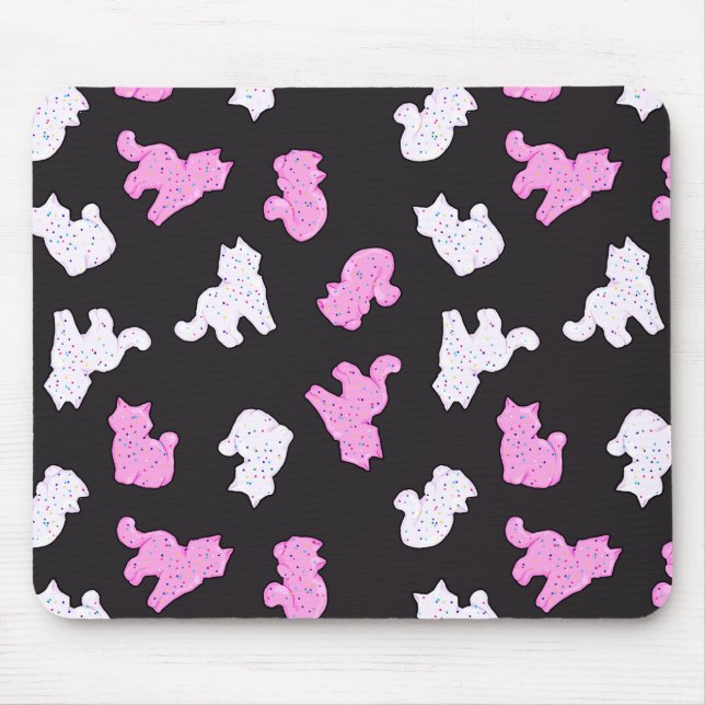 Dark Kitty Cookies Mousepad (Front)