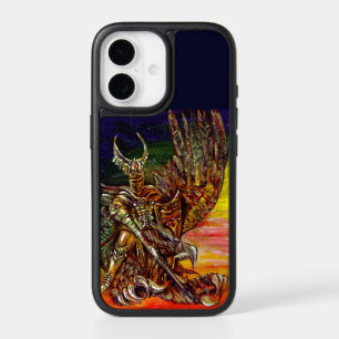 DARK KNIGHT AND DRAGON Fantasy iPhone 17 Case