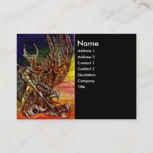 DARK KNIGHT Black Business Card