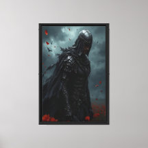 Dark Knight in Red Field