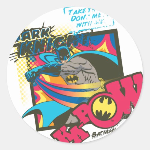 Dark Knight KA_POW Classic Round Sticker