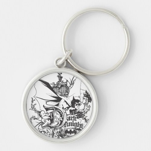 Dark Knight Logo Detailed Keychain