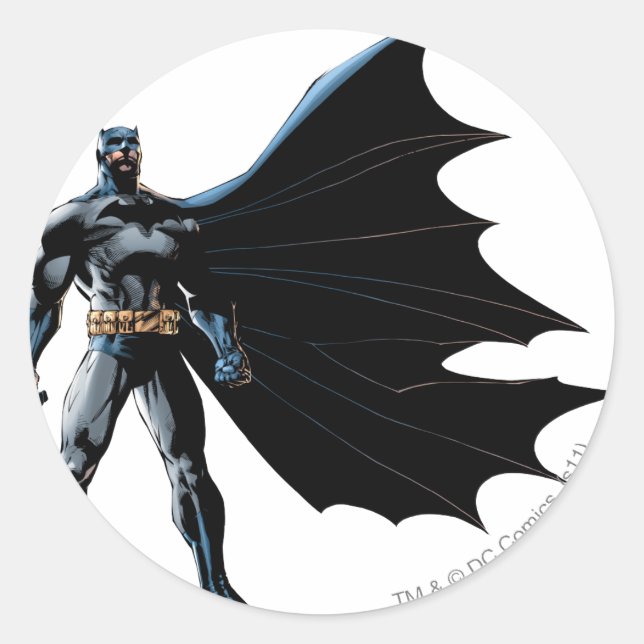 Dark Knight Night Classic Round Sticker (Front)