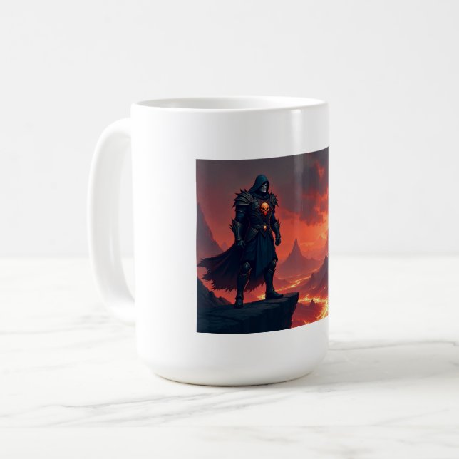 Dark Knight of Flame Coffee Mug (Front Left)