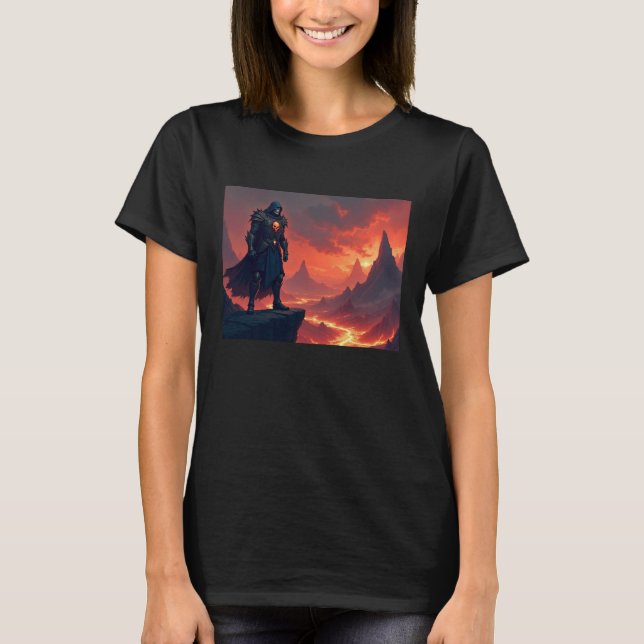 Dark Knight of Flame T-Shirt (Front)