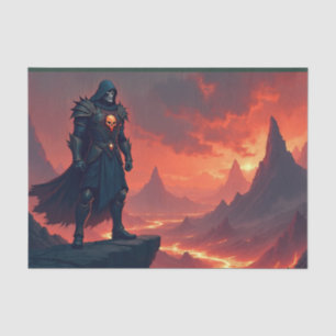 Dark Knight of Flame Tissue Paper