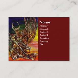 DARK KNIGHT Red Business Card