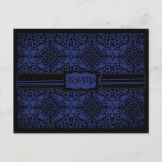 Dark Knight Wedding RSVP Card D