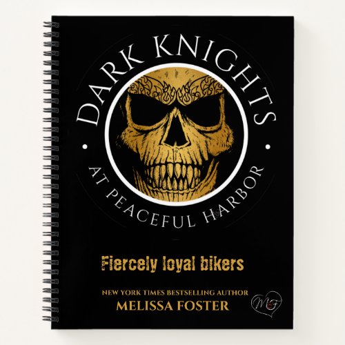 Dark Knights Logo  Notebook _ 85 l x 11 w