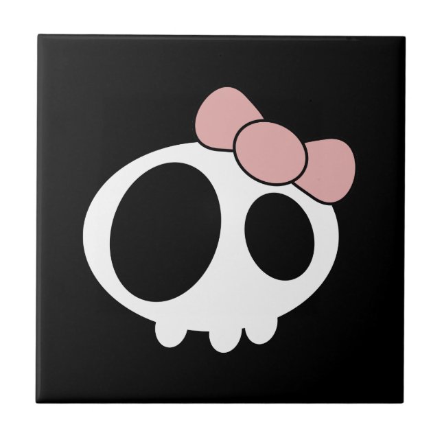 Dark Lady Ceramic Tile (Front)