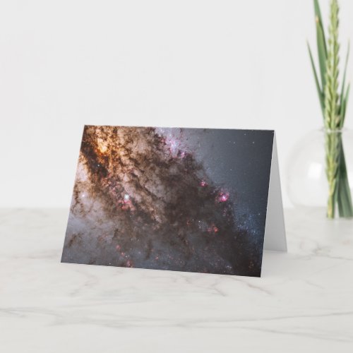 Dark Lanes Of Dust Crisscross Centaurus A Galaxy Card