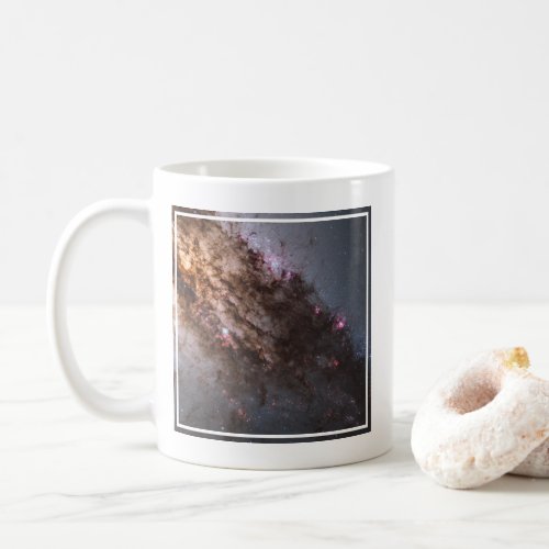 Dark Lanes Of Dust Crisscross Centaurus A Galaxy Coffee Mug