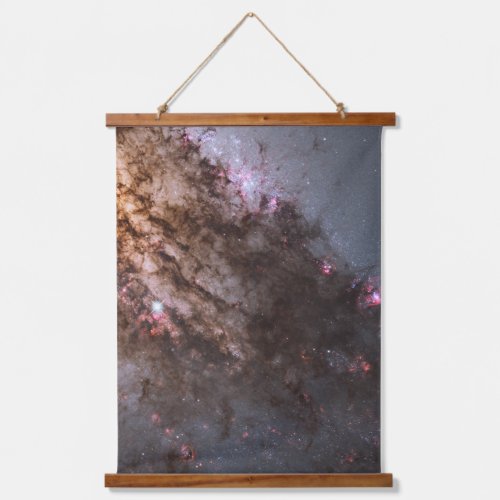 Dark Lanes Of Dust Crisscross Centaurus A Galaxy Hanging Tapestry