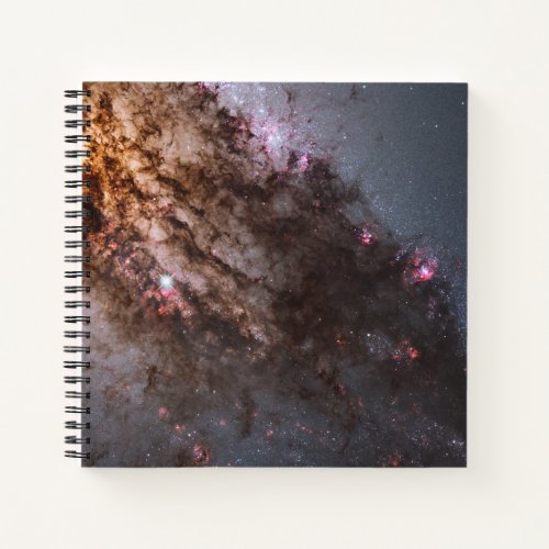 Dark Lanes Of Dust Crisscross Centaurus A Galaxy Notebook