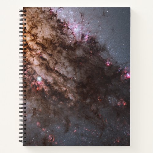 Dark Lanes Of Dust Crisscross Centaurus A Galaxy Notebook