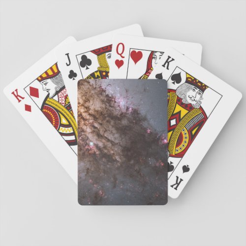Dark Lanes Of Dust Crisscross Centaurus A Galaxy Playing Cards
