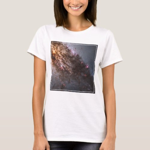 Dark Lanes Of Dust Crisscross Centaurus A Galaxy T_Shirt