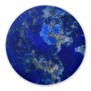 Dark Lapis Lazuli Pattern Ceramic Knob