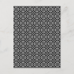 Dark Laser Wood Postcard