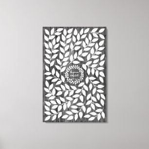 Dark Laurel - 150 Signature Canvas Guest Book