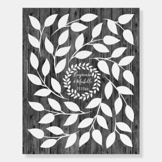 Dark Laurel - 50 Signature FoamBoard Guest Book Foam Board