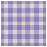  Dark Lavender and White Checkered Plaid Fabric