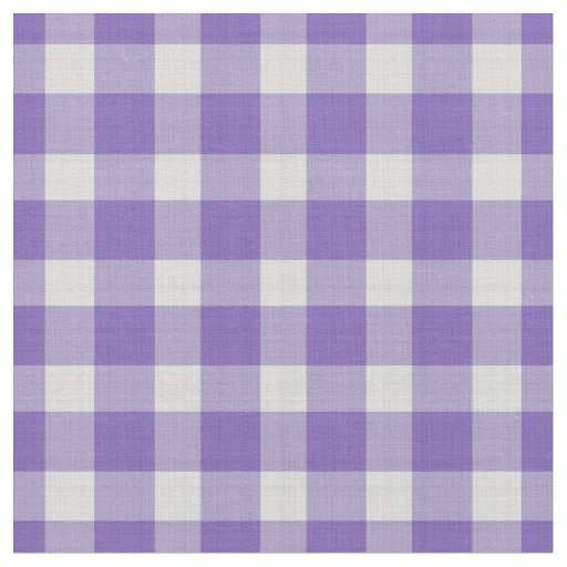  Dark Lavender and White Checkered Plaid Fabric