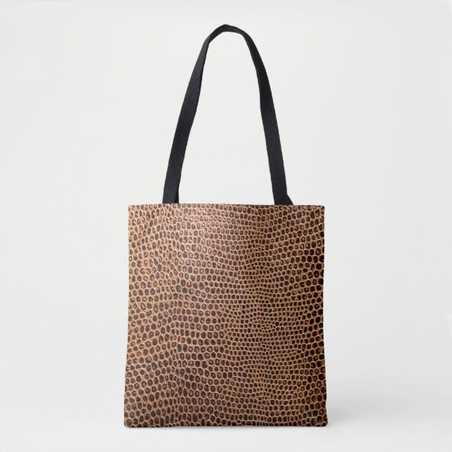 dark leather background tote bag (Front)