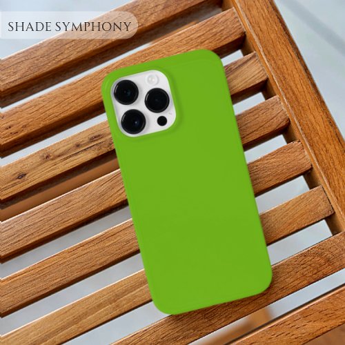 Dark Lemon Green One of Best Solid Green Shades Case_Mate iPhone 14 Pro Max Case