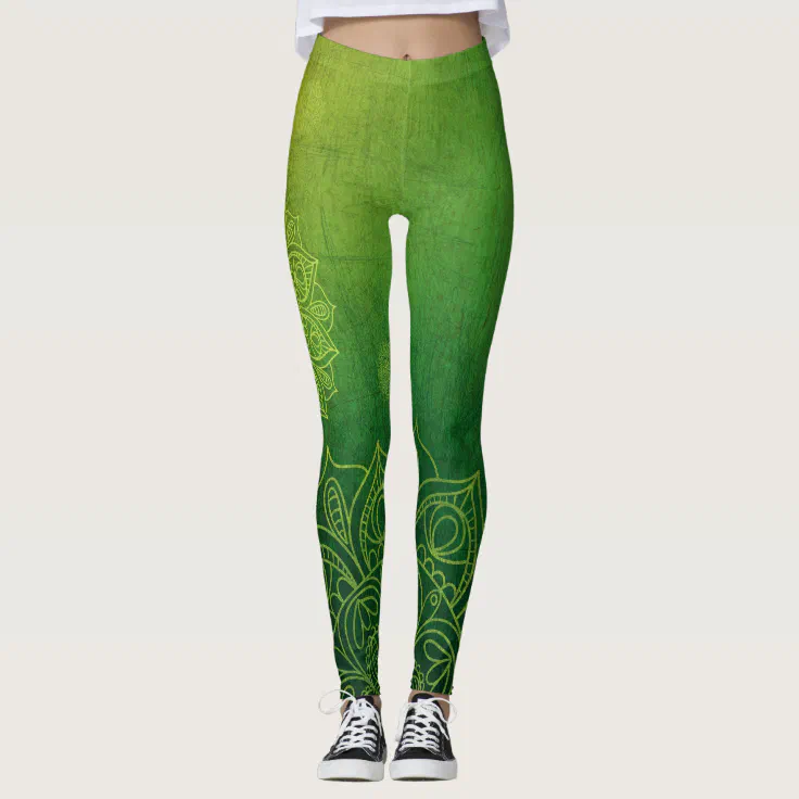Leggings With Lotus Logo
